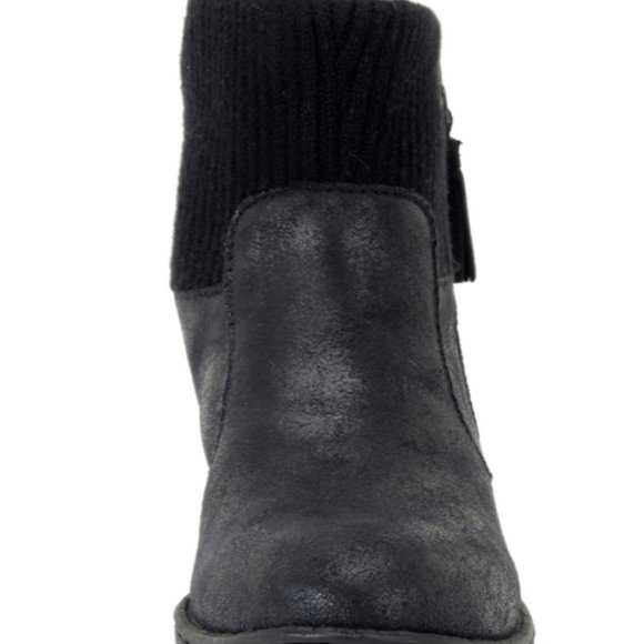 BORN B.O.C BENDELL BLACK ANKLE BOOTS WOMENS - Picture 3 of 4